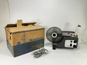 Vintage Sankyo Dualux 1000 Dual Format Movie Projector in Box ~ Need Belts/AS-IS - Picture 1 of 15