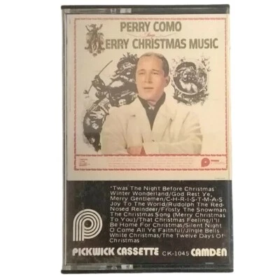 Perry Como Cassette 1977 Perry Como Sings Merry Christmas Music  - Image 1 of 2