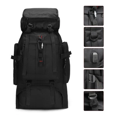 KVAYO 80L Rucksack Wasserdicht Wanderrucksack Damen Herren Trekkingrucksack Backpack