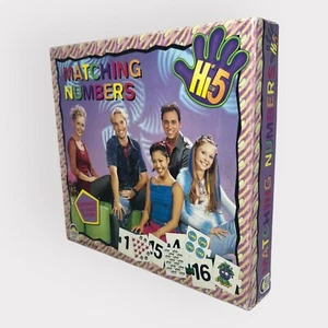 Hi-5 Matching Numbers Game - Complete w 40 Cards - Crown Games, 2000 - Vintage - Picture 1 of 24