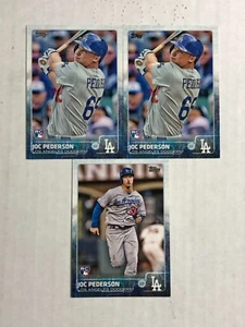 JOC PEDERSON LOT OF 3 2015 Topps Series 1 VARIATION SP RC #192 + BASE RC (x2)! - Picture 1 of 4