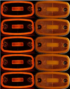 10x LED NEÓN MARCADOR LATERAL CONTORNO LUCES INDICADORAS CAMIÓN REMOLQUE CHASIS 2 FUNCIONES - Imagen 1 de 12