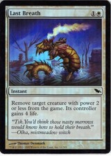 Last Breath *FOIL Common* Magic MtG x1 Shadowmoor SP