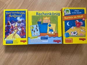 3 Haba Spiele 4676, 4798, 4581 - unvollständig - Ersatzteilspender - ab 2 Jahre - Bild 1 von 7