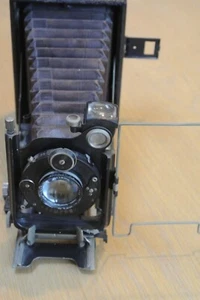 Welta Folding Plate Camera with 135cm F/4.5 Omfa Correktar Lens - Picture 1 of 16