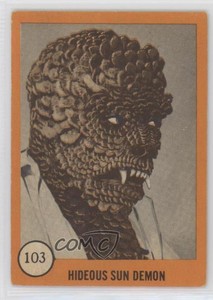 1961 Nu-Cards Horror Monsters Series 2 Hideous Sun Demon #103 a8x