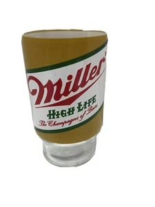 Vintage Miller High Life Beer Glass “The Champagne Of Beer” Footed Bottom - Picture 1 of 9