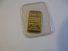 1 Gram JM Johnson Matthey 9999 Gold Bullion Bar Serial 3056 - Sealed