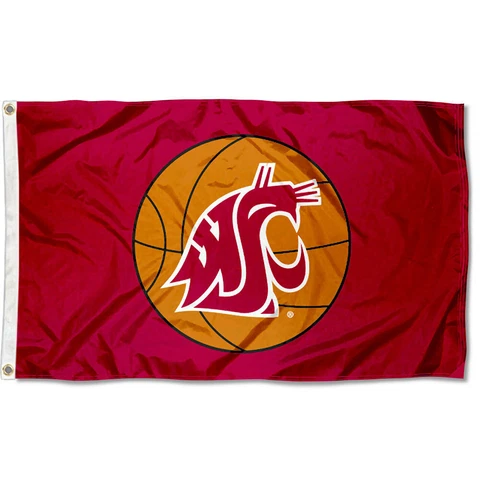 WSU Basketball Cougars Washington State University 3' x 5' Flag Cover