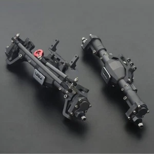 1/10 RC Crawler Car CNC Machined Front & Rear Portal Axle for Axial SCX10 II RGT - Imagen 1 de 15