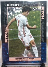 2021 Topps MLS CADEN CLARK RC PITCH PRODIGIES Card #188 Icy Blue Foil 10/25