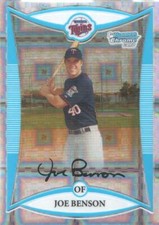 2008 Bowman Chrome Prospects X-Fractors #BCP163 Joe Benson /250