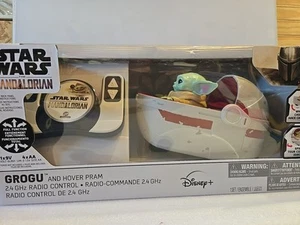 Star Wars The Mandalorian Grogu and Hover Pram Radio Control New  - Picture 1 of 7
