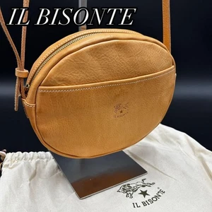 IL BISONTE crossbody bag in orange Yakinume leather - Picture 1 of 10
