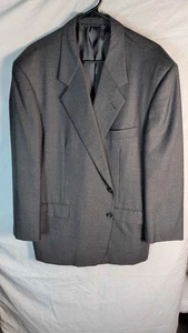Hickey Freeman 48R Blazer Fischgrät anthrazit grau 100% Wolle  - Bild 1 von 10