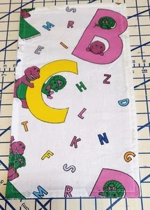 3 Paños Barney el Dinosaurio Púrpura Eructo Algodón Terrycloth Baby Shower NUEVO - Imagen 1 de 2
