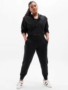 ATHLETA Coaster Luxe High Rise Jogger  Plus 1X | Black Pant #658312 NEW - Picture 1 of 4