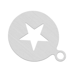 Coffee Decorating Stencils Stainless Steel Coffee Art Stencils Template for All - Picture 1 of 11