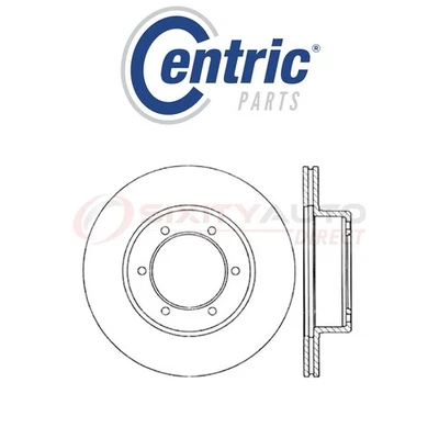 Centric C-TEK Disc Brake Rotor for 1986-1991 Toyota 4Runner 2.4L 3.0L L4 V6 bl - Image 1 of 4