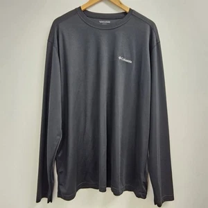 Columbia Shirt Mens XXL Black Omni-Wick Advanced Evaporation Long Sleeve Top - Picture 1 of 11
