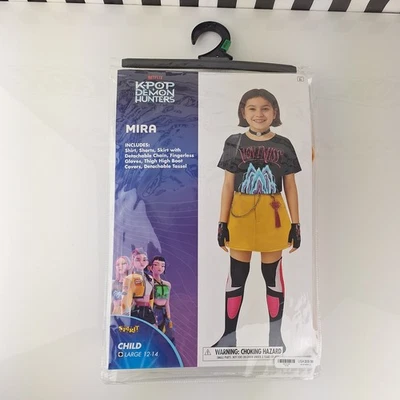 Дух Хэллоуин KPop демонов охотников Kids Mira костюм размер большой - Изображение 1 из 4