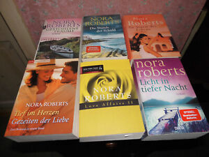 7 Romane-6 Bücher-Nora Roberts-Bücherpaket- Buch-Liebesroman