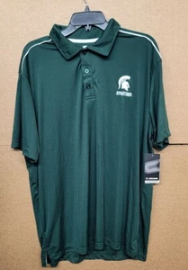 Colosseum Mens  Michigan State Spartans NCAA  Short Sleeve Polo Shirt Size 2XL - Picture 1 of 2