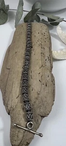 Vintage Sterlingsilber Bali Stil Link Armband feiner Schmuck signiert 925 SSP 🙂 - Bild 1 von 11