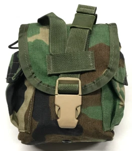 Woodland MOLLE II 1 Quart Canteen Cover / GP / Utility Pouch - Picture 1 of 24