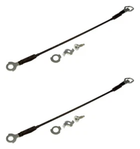 2 NEW Rear Tailgate Cables Strap w/ Bolt for 1997-2009 Ford F150 Fleetside Truck - Picture 1 of 2