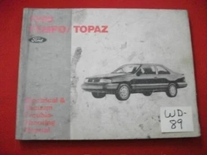 Ford Tempo 1990 de fábrica/topacio eléctrico y manual de solución de problemas de vacío en muy buen estado - Imagen 1 de 5