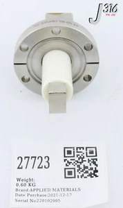 27723 APPLIED MATERIALS FEEDTHRU, FLEX SLEEVE, 300MM, NI CONTACT 0190-22161 - Picture 1 of 8