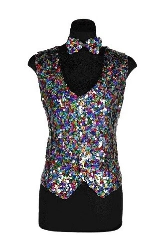 Guirca Pailletten-Weste Für Damen In Fuchsia – Einheitsgröße, Perfekt Für Karneval, Halloween & Partys