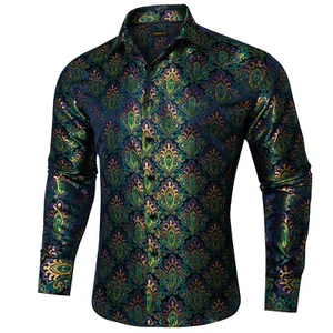 DiBanGu Mens Dress Shirt Casual Long Sleeve Button Down Tuxedo Shirt POLO Shirt - Picture 1 of 84