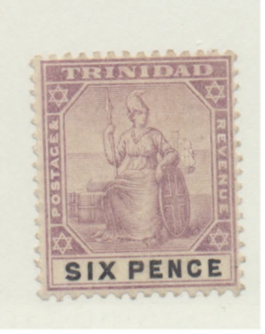 Trinidad Stamp Scott #84, Mint Hinged Cover