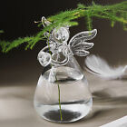 Clear Angel Shape Glass Desktop Plant Terrarium Flower Vase Mini Plant Bottle