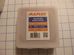 Maplus 40.60 SM Base Solid World Cup Reserved ski wax, -9⁰C/-2⁰C, 250 gr - Picture 1 of 1