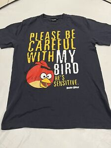 Angry birds large t-Shirt Be Careful With My Bird He’s Sensitive