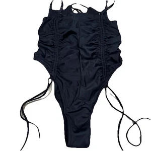 Women’s Free People HAH swimsuit Black One Piece Size Large NWT msrp $248 - Picture 1 of 14