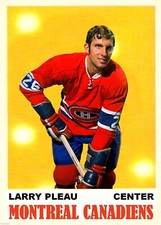 Custom made OPC style 1970-71 Montreal Canadiens Larry Pleau Hockey card
