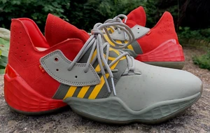 Seltener Adidas Harden Vol. 4 Spitfire Schuhe EF9928 rote Schwänze grau Größe UK 12 - Bild 1 von 8