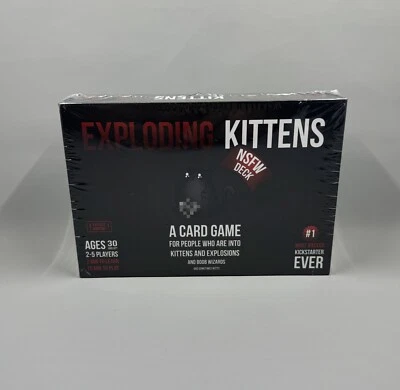 New NSFW Exploding Kittens Party Pack Card Game Multiplayer Factory Sealed Deck - Image 1 of 4