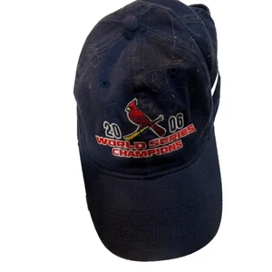 St. Louis Cardinals 2006 World Series Champions Nike cap one size fits all blue - Picture 1 of 1