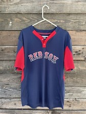 Majestic Cool Base Boston Red Sox Baseball Jersey Size Mens Large