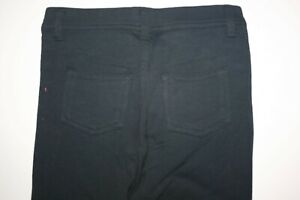 New Carter's Girls 4T Year Solid Black Pants Jeggings Back Pockets Comfy Pull On