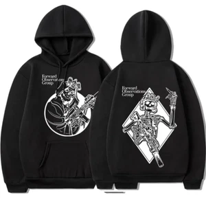 Gbrs Forward Observations Group Hoodie Punk Skelett Hoodies Gothic Kleidung Herren - Bild 1 von 27