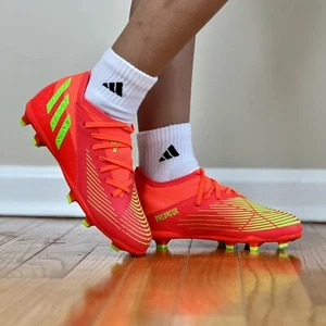 Adidas Predator Edge.3 FG Kid's Size 2.5 y Cleats Soccer Shoes Orange #980 - Picture 1 of 14
