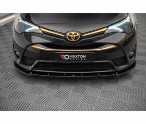 Labio de alerón CUP NEGRO para Toyota Avensis Mk3 FL alerón delantero espada labio V1 - Imagen 1 de 7