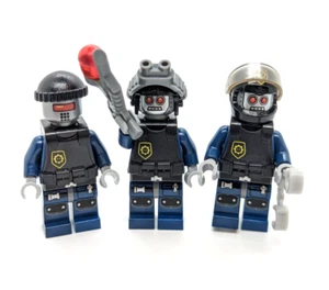 Lot of 3 LEGO Movie Minifigures: Robo SWAT Super Secret Police 70808 (tlm046) - Picture 1 of 7