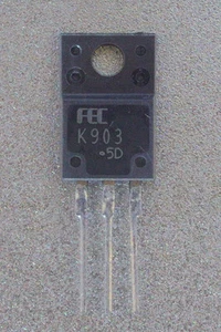 Fuji 2SK903 K903 canal N MOSFET TO-220F 800V 3A - Imagen 1 de 1